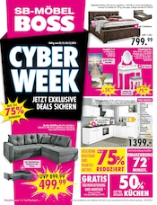 Aktueller SB Möbel Boss Möbel & Einrichtung Prospekt in Heusweiler und Umgebung, "CYBER WEEK" mit 12 Seiten, 02.12.2024 - 08.12.2024