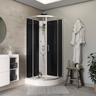 Brico Dépôt Mios - Promo Cabine de douche hydromassante "onega" 85 x 85 Promo Cabine de douche hydromassante "onega" 85 x 85 à 299,00 € dans le catalogue Brico Dépôt à Mios
