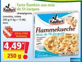 Tarte flambée aux noix de St-Jacques - KAUFFER'S - Norma à Metz Tarte flambée aux noix de St-Jacques - KAUFFER'S en promo chez Norma Metz à 4,49 €