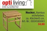 Hocker Angebote von opti living bei Opti-Wohnwelt Gifhorn für 34,90 €