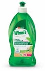 Liquide vaisselle bouteille citron vert et fleur de pommier ecolabel - WINNI'S en promo chez Intermarché Pau à 1,31 €