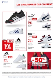 Prix et réduction Baskets dans le prospectus Intersport en cours Offre Baskets dans le catalogue Intersport du moment à la page 4