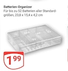 Aktuelle Batterie Angebote bei GLOBUS in Duisburg Aktuelles Batterien-Organizer Angebot bei GLOBUS in Duisburg ab 1,99 €