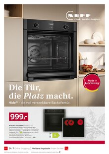 Backofen im XXXLutz Möbelhäuser Prospekt "Ihre Küche kann mehr – GRATIS Cookit sichern!" mit 26 Seiten (Ingolstadt)