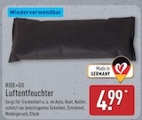 Luftentfeuchter im Angebot bei ALDI Nord in Zwickau Luftentfeuchter Angebote von RIDE+GO bei ALDI Nord Zwickau für 4,99 €