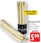 Spargel weiß Angebote von Asparago Italia bei E center Neu-Ulm für 5,99 €