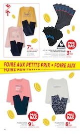 Promos Pyjama Femme dans le catalogue "L'ANNIVERSAIRE GAGNANT DES MAGASINS U" de Hyper U Pyjama Femme en promo dans le catalogue Hyper U à la page 46