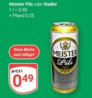Pils im Angebot bei GLOBUS in Rostock Pils Angebote von Meister bei GLOBUS Rostock für 0,49 €