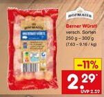 Berner Würstl  im aktuellen Netto Marken-Discount Prospekt für 2,29 €
