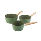 Lot de 3 casseroles - CARREFOUR HOME dans le catalogue Carrefour