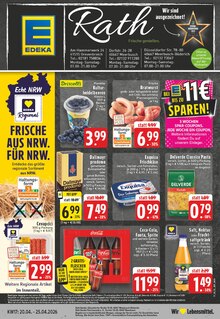 Coca Cola im EDEKA Prospekt "Aktuelle Angebote" mit 24 Seiten (Meerbusch)