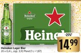 Lager im Angebot bei E center in Homburg Lager Angebote von Heineken bei E center Homburg für 14,99 €