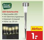 LED Solarleuchte im Angebot bei Netto Marken-Discount in Essen LED Solarleuchte Angebote von Living Garden bei Netto Marken-Discount Essen für 1,00 €