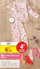 Pyjama Red Fille - GEMO - Intermarché Super Pyjama Red Fille - GEMO à 6,99 € dans le catalogue Intermarché Super