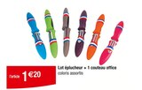 Lot éplucheur + 1 couteau office dans le catalogue Carrefour