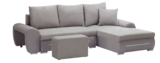 Polsterecke mit Hocker für 599,00 € bei Sconto SB im Angebot Polsterecke mit Hocker im aktuellen Sconto SB Prospekt