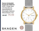 Damen-Armbanduhr Kuppel Lille SKW3101 im Angebot bei GLOBUS in Hof Damen-Armbanduhr Kuppel Lille SKW3101 Angebote von Skagen bei GLOBUS Hof für 79,99 €