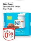 GLOBUS - Ritter Sport Angebot im Prospekt Ritter Sport bei GLOBUS im Prospekt "" für 0,99 €