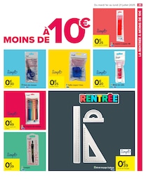 Prix et réduction Taille-Crayon dans le prospectus Carrefour en cours Offre Taille-Crayon dans le catalogue Carrefour du moment à la page 27