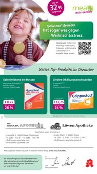 mea - meine apotheke Prospekt der Woche "Unsere Dezember-Angebote" Seite 1, 01.12.2025 bis 31.12.2025 für Wesel Aktueller mea - meine apotheke Prospekt "Unsere Dezember-Angebote" Seite 1 von 4 Seiten für Wesel