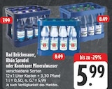 Aktuelle Wasser Angebote bei EDEKA in Erlangen Aktuelles Rhön Sprudel Angebot bei EDEKA in Erlangen ab 5,99 €