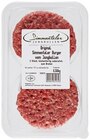Pattiesa im Angebot bei REWE in Dorsten Pattiesa Angebote von Simmentaler Burger bei REWE Dorsten für 3,98 €