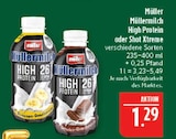Aktuelle Bananen Angebote bei Marktkauf in Fürth Aktuelles Müllermilch High Protein Bananen-Geschmack Angebot bei Marktkauf in Fürth ab 1,29 €