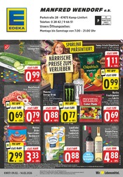 Aktueller EDEKA Discounter Prospekt in Kamp-Lintfort und Umgebung, "Aktuelle Angebote" mit 26 Seiten, 09.02.2026 - 14.02.2026