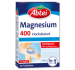 Magnesium 400 Hochdosiert im Angebot bei Penny in Bremerhaven Magnesium 400 Hochdosiert Angebote von Abtei bei Penny Bremerhaven für 2,79 €
