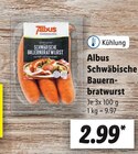 Schwäbische Bauernbratwurst von Albus für 2,99 € bei Lidl im Angebot Schwäbische Bauernbratwurst von Albus im aktuellen Lidl Prospekt