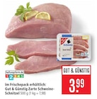 Zarte Schweine-Schnitzel im Angebot bei Marktkauf in Ulm Zarte Schweine-Schnitzel Angebote von Gut & Günstig bei Marktkauf Ulm für 3,99 €