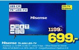 Aktuelles 75 A6N LED-TV Angebot bei EURONICS in Lippstadt ab 699,00 €