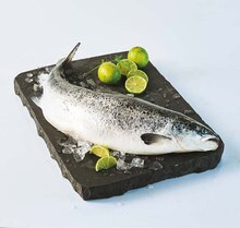 SAUMON ATLANTIQUE ENTIER VIDÉ à Auchan dans Toulon SAUMON ATLANTIQUE ENTIER VIDÉ à Auchan dans Toulon