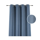 Rideau occultant toile bleu marine dans le catalogue Décor Discount