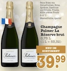 Aktuelles Champagne Palmer La Réserve brut Angebot bei E center in Mannheim ab 39,99 €
