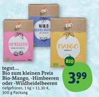 Bio-Mango, -Himbeeren oder -Wildheidelbeeren von tegut... Bio zum kleinen Preis im aktuellen tegut Prospekt für 3,99 €