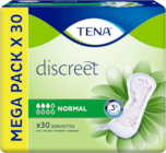 Serviettes Pour Fuites Urinaires Normal Tena Discreet à 4,95 € dans le catalogue Auchan Hypermarché