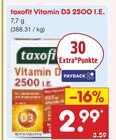 Vitamin D3 2500 I.E. Angebote von taxofit bei Netto Marken-Discount Siegen für 2,99 €