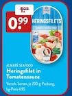 Heringsfilet in Tomatensauce im Angebot bei ALDI SÜD in Offenbach Heringsfilet in Tomatensauce Angebote von ALMARE SEAFOOD bei ALDI SÜD Offenbach für 0,99 €