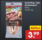 Netto Marken-Discount Pirna - Ring- oder Kordelsalami Angebot im Prospekt Ring- oder Kordelsalami bei Netto Marken-Discount im Pirna Prospekt für 3,99 €