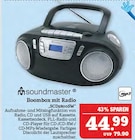 Boombox mit Radio Angebote von soundmaster bei Marktkauf Nürnberg für 79,90 €