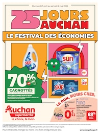 Prospectus Auchan Supermarché à Évry, "25 JOURS AUCHAN", 12 pages, 21/04/2026 - 02/05/2026
