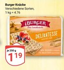 Knäcke von Burger im aktuellen GLOBUS Prospekt