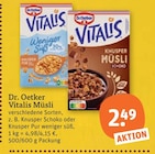 Muesli im tegut Prospekt Vitalis Knusper von Dr. Oetker im aktuellen tegut Prospekt für 2,49 €
