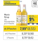 Sirup Angebote von Monin bei Metro Leipzig für 8,55 €