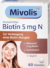 Biotin 5 mg N, Tabletten Angebote von Mivolis bei dm-drogerie markt Hamm für 2,95 €