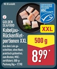 Kabeljau-Rückenfiletportionen XXL von Golden Seafood für 8,99 € bei ALDI Nord im Angebot Kabeljau-Rückenfiletportionen XXL von Golden Seafood im aktuellen ALDI Nord Prospekt