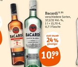 Bacardi im Angebot bei tegut in Gotha Bacardi Angebote von Bacardi bei tegut Gotha für 10,99 €