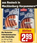 REWE - Frühstücksknacker oder Käsebeißer Angebot im Prospekt Frühstücksknacker oder Käsebeißer bei REWE im Prospekt "" für 2,99 €