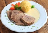 Aktuelle Fleisch Angebote bei REWE in Moers Aktuelles Frischer Tafelspitz Angebot bei REWE in Moers ab 1,49 €